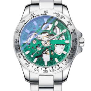 AFRA Men’s Stainless Steel Wrist Watch – AF-8808SG, Mechanical Movement, Alloy Zinc Case