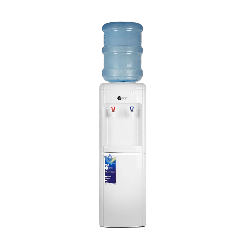 AFRA Top Loading Water Dispenser – 2 Tap, Cabinet Base, Model AF-9050WDWH, 550W Heating