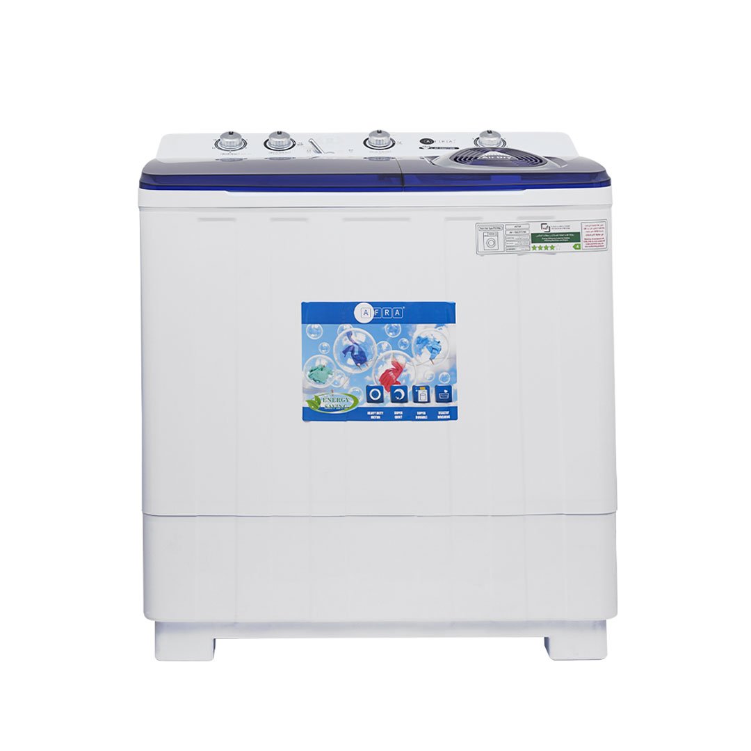 AF-1502TTWB High-Capacity Twin-Tub Washing Machine - 15 kg Wash & 7 kg Spin, 660W Power, Air Dry, Magic Filter & Collars/Cuff Washboard