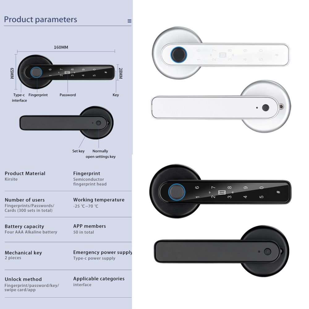 196 smart handle lock.