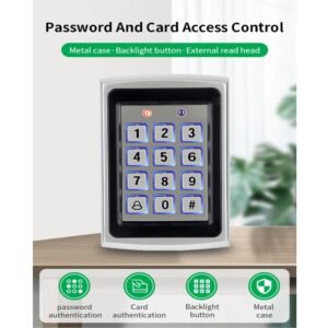 7612 Non-contact smart card access control system.