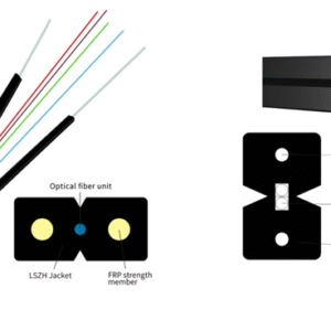 4 FIBER G.657A2 SINGLE MODE FTTH DROP CABLE LSZH