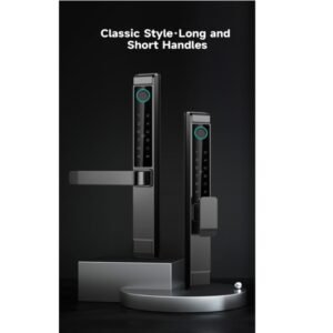 L208 Slim Aluminum Smart Lock(Fingerprint+Card+Password+App+Key).