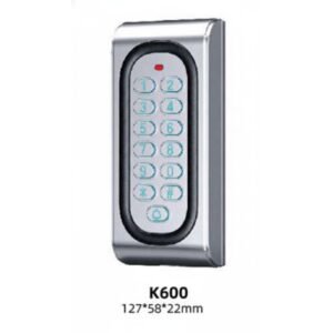 K600 Ice-Blue Luminous Keyboards Metal Access Control.