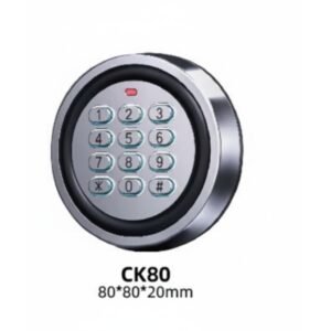 CK80 Ice-Blue Luminous Keyboards Metal Access Control.