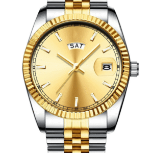 AFRA AF-004BG Men’s Quartz Wrist Watch | Stainless Steel Strap