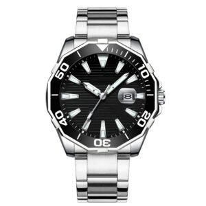 AFRA Men’s Watch AF-8205 | Stylish Stainless Steel Strap, Alloy Zinc Case