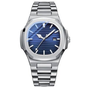 AFRA AF-8222BL Men’s Wrist Watch – Quartz Movement, Stainless Steel Strap