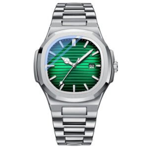 AFRA AF-8222G Men’s Wrist Watch – Quartz Movement | Stainless Steel Strap, Alloy Zinc Case