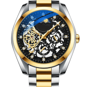 AFRA AF-8811GB Men’s Luxury Mechanical Watch – Classic Stainless Steel Build