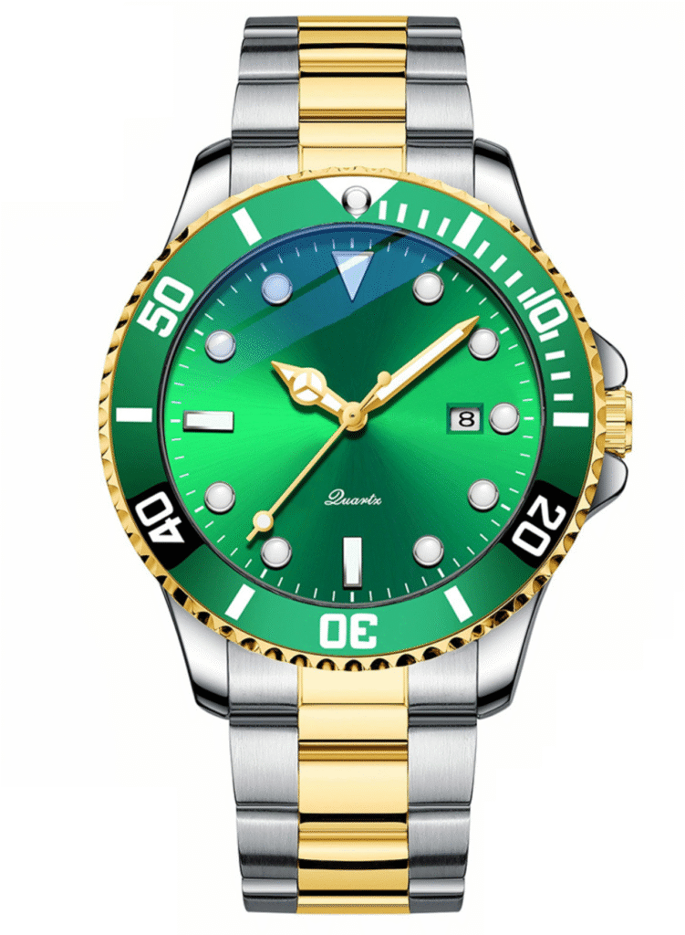 AFRA AF-X085-2G Men’s Quartz Wrist Watch – Stainless Steel Strap