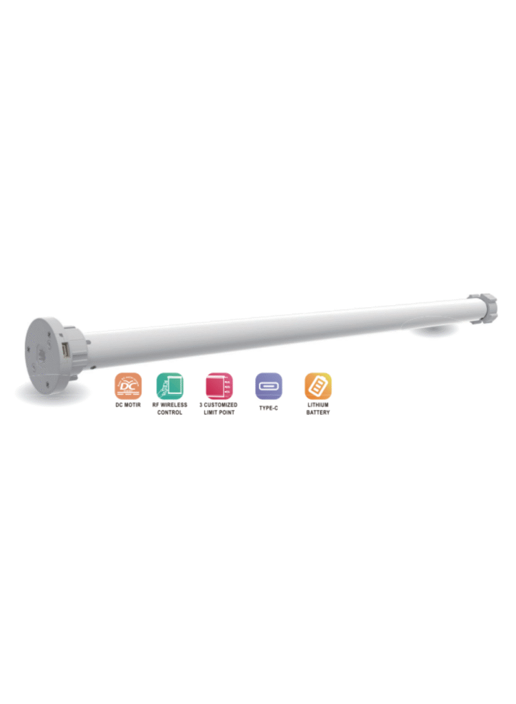 TL26  ULTRA-QUIET, BATTERY POWERED ROLLER BLIND MOTOR (2NM)