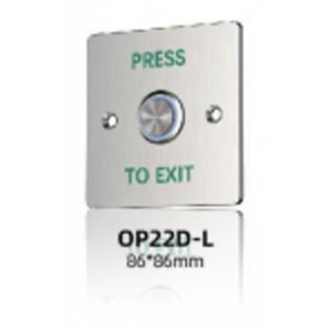 OP22D-L Stainless Steel Panel Exit Button With Led Light.