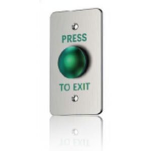 OP22C-G Stainless Steel Panel Exit Button With Metal Button.