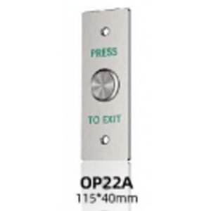 OP22A Stainless Steel Panel Exit Button.