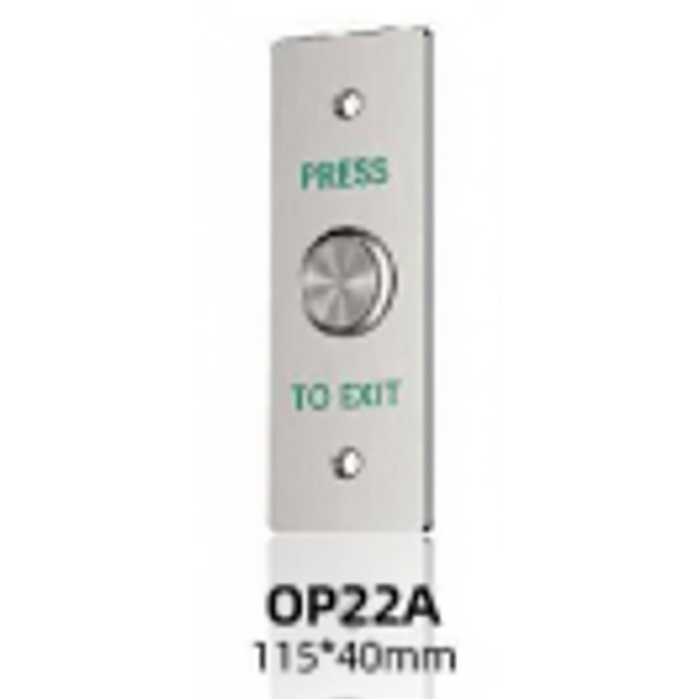 OP22A Stainless Steel Panel Exit Button.