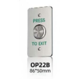 OP22B Stainless Steel Panel Exit Button.