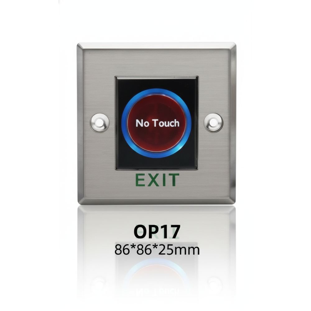 OP17 Infared Touchless Exit Button.