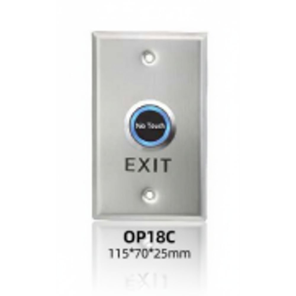 OP18C Infared Touchless Exit Button.