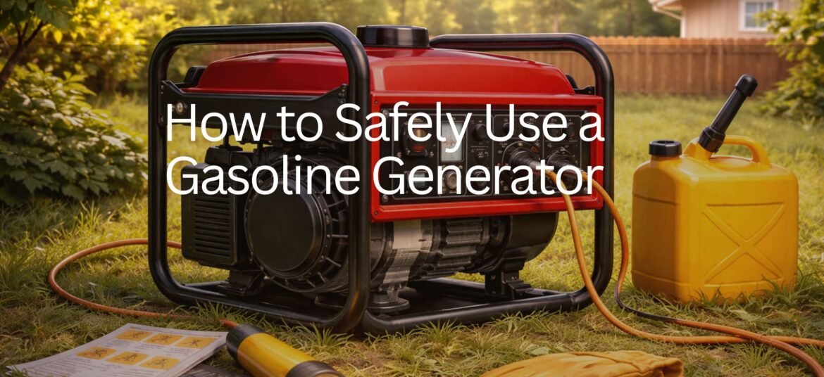 How to Safely Use a Gasoline Generator at Home_