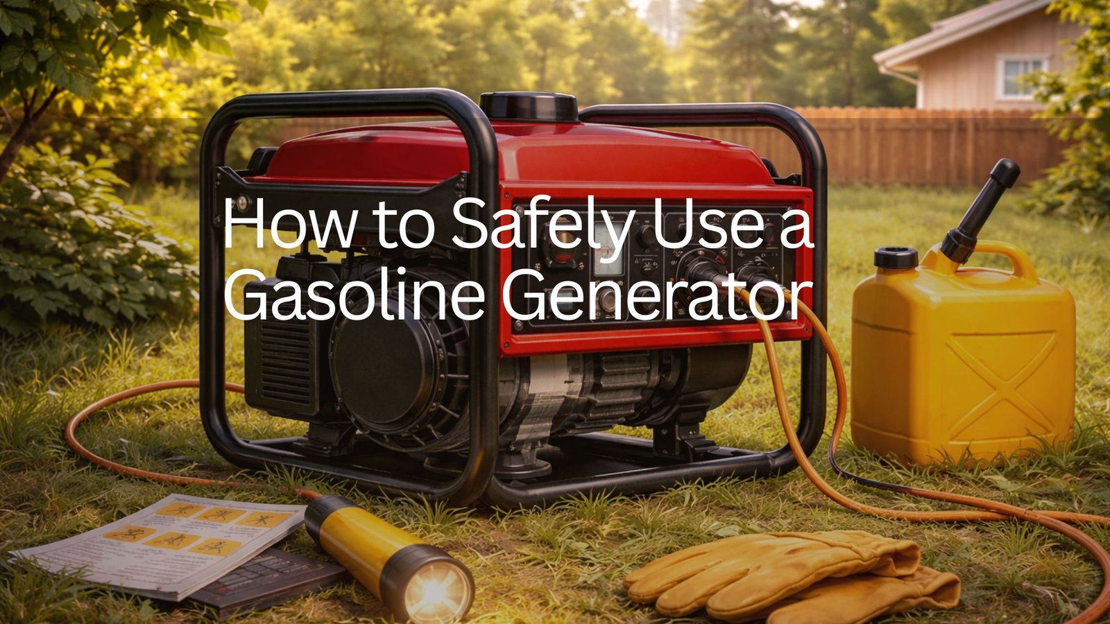 How to Safely Use a Gasoline Generator at Home_