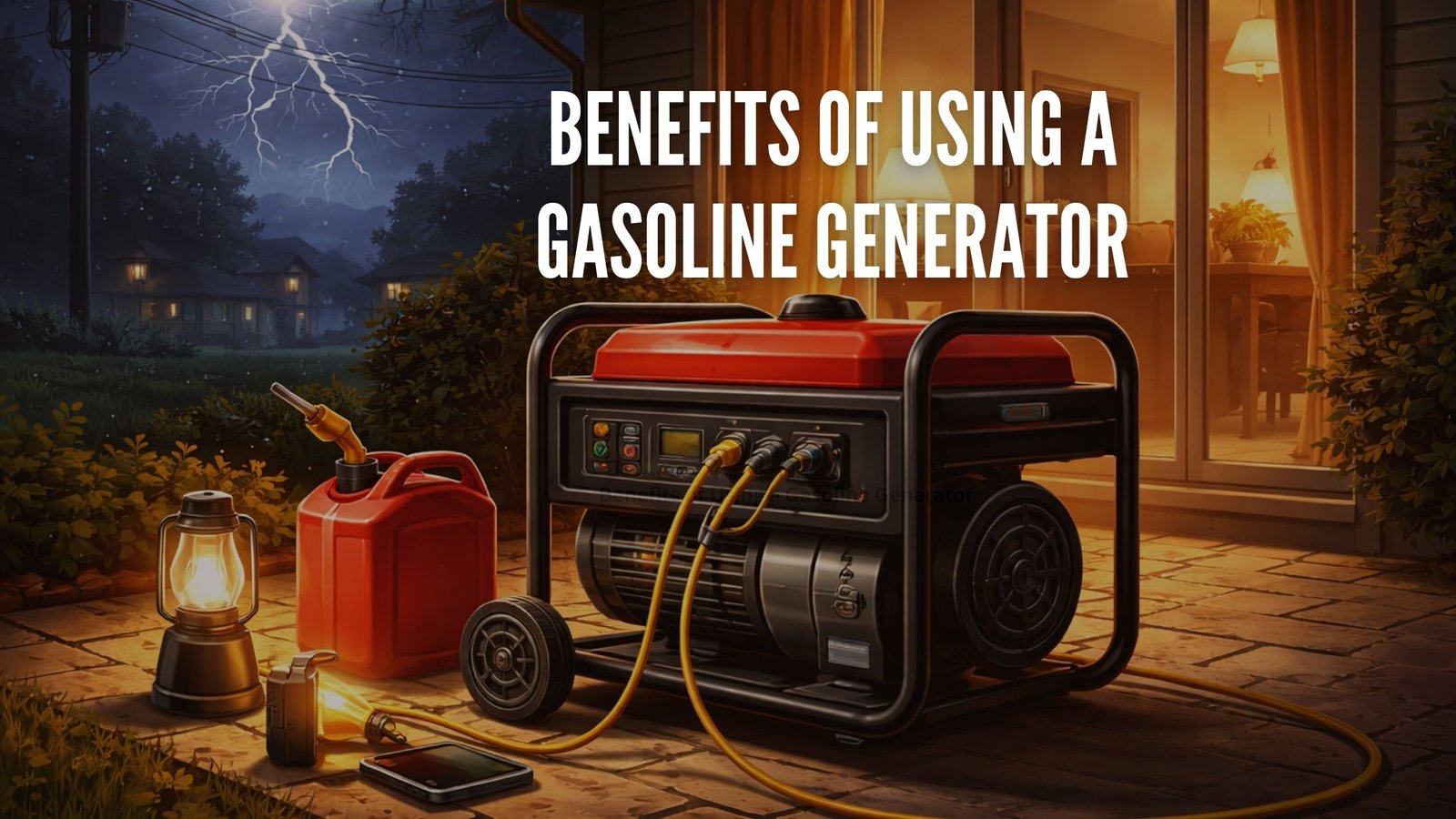 Benefits of Using a Gasoline Generator